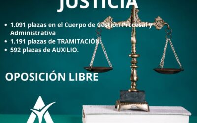 Convocadas 2.874 plazas en la Administración de Justicia.