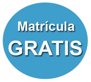 MATRICULA GRATIS AZUL
