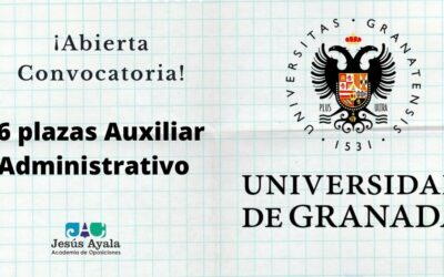 Abierta convocatoria 46 plazas Auxiliar Administrativo UGR