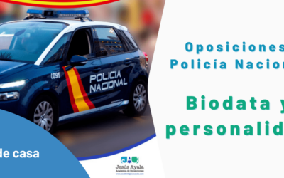 ¡Nuevo grupo de Biodata y Psicotécnicos para Policía Nacional!