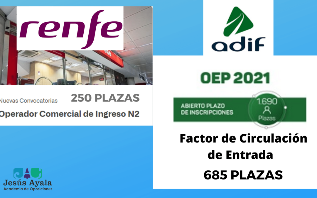 Psicotécnicos convocatoria empleo RENFE y ADIF