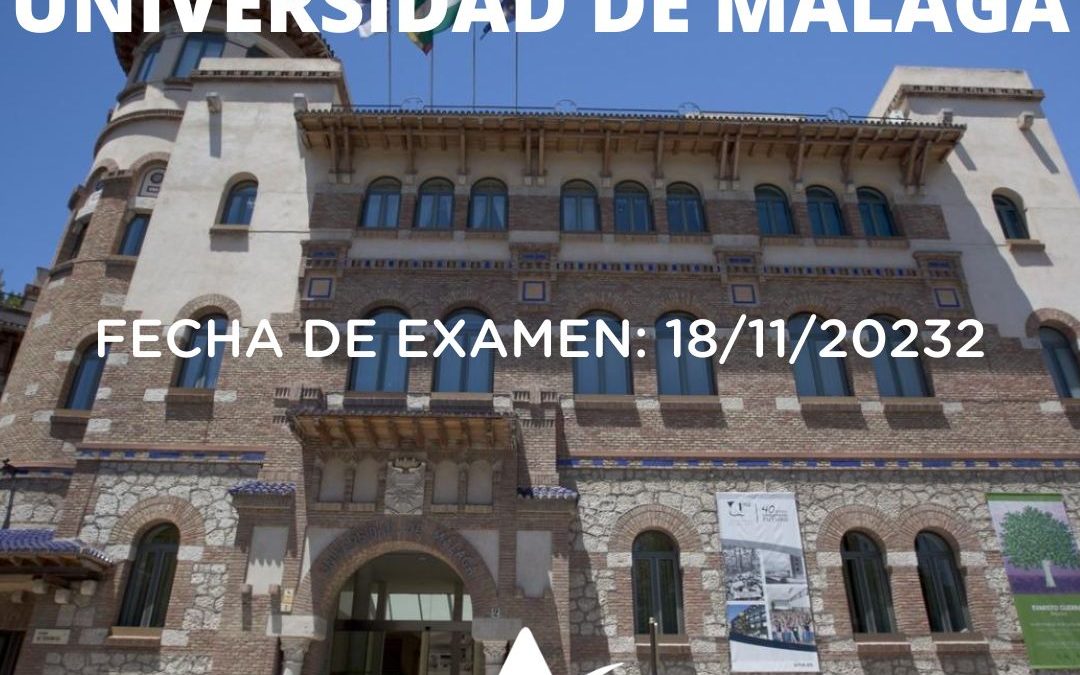 TÉCNICO/A AUXILIAR DE SERVICIOS DE CONSERJERÍA UMA: FECHA DE EXAMEN