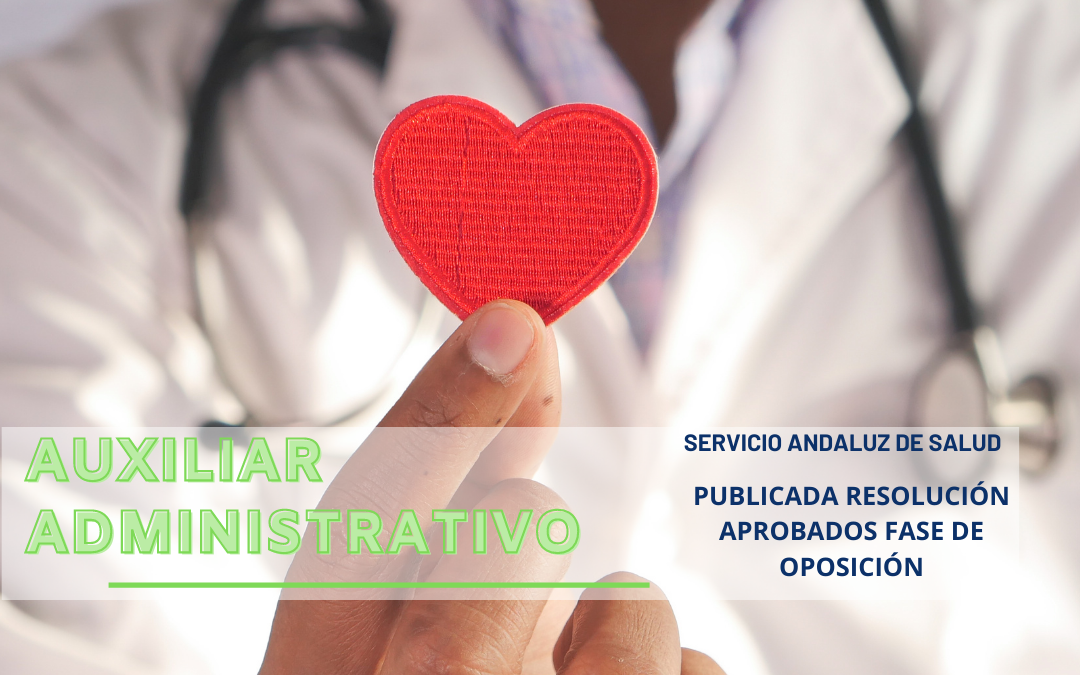 Publicado listado aprobados fase de oposición Auxiliar administrativo SAS