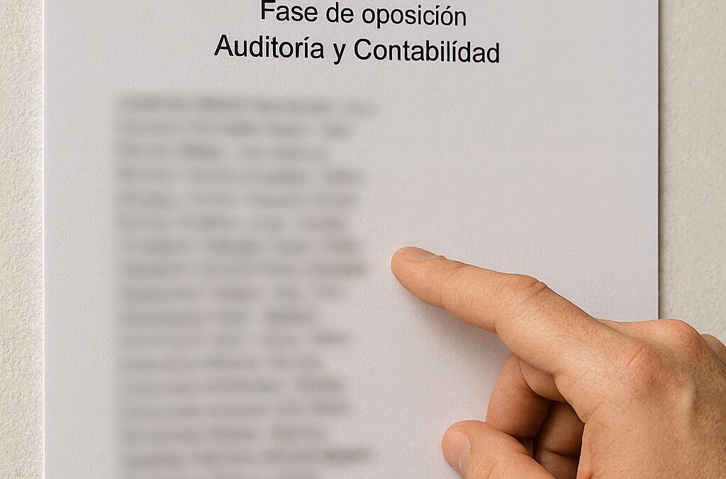Publicada la lista de aprobados en la fase de oposición del Cuerpo de Gestión de la Seguridad Social (Auditoría y Contabilidad)