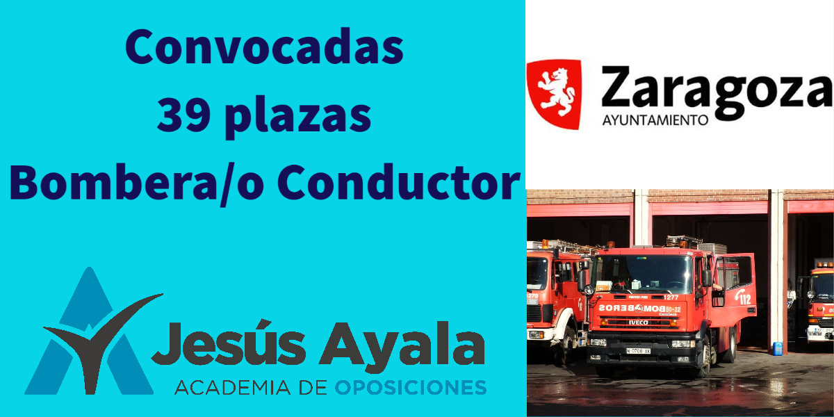 Bombero conductor zaragoza