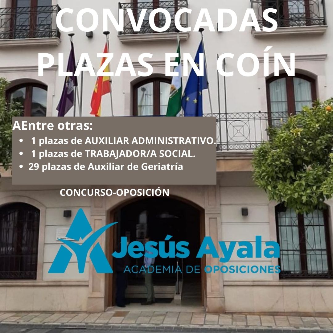 CONVOCADAS PLAZAS EN COÍN (1)