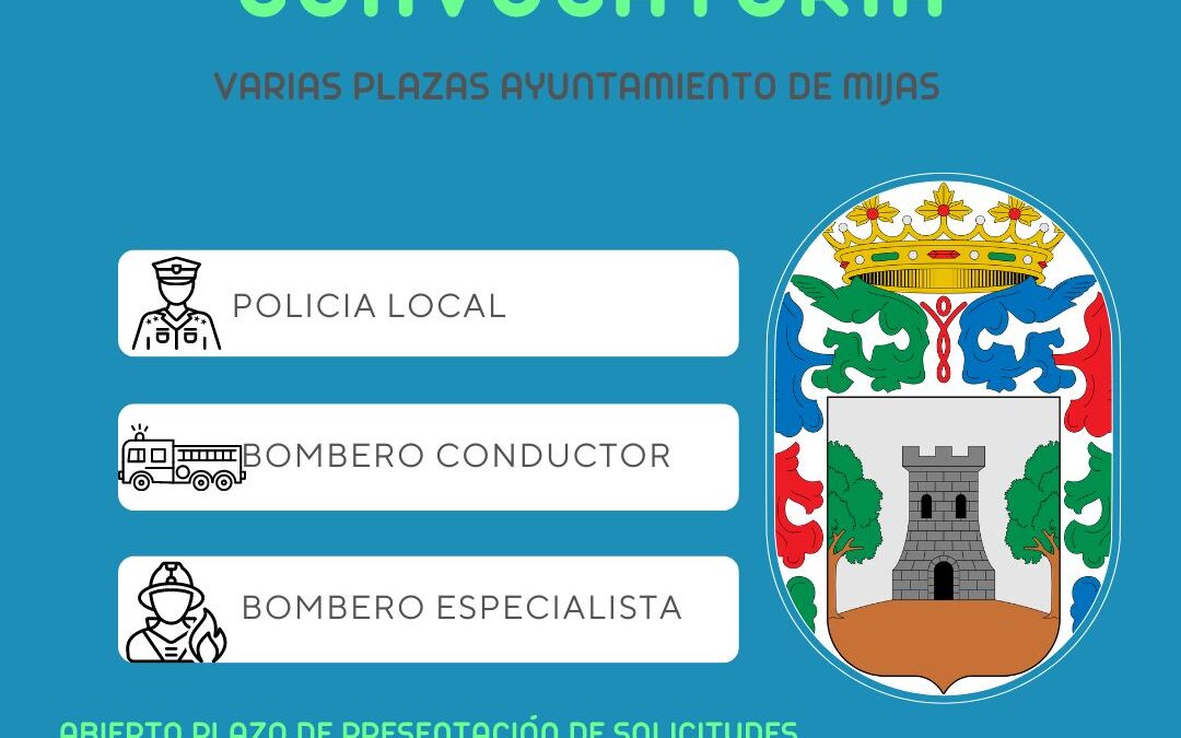 CONVOCATORIA VARIAS PLAZAS AYUNTAMIENTO DE MIJAS