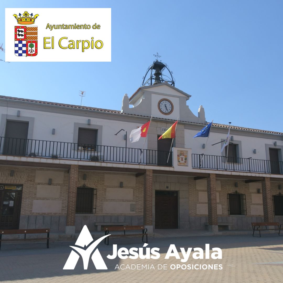 Convocatoria Ordenanza El Carpio Convocatoria una plaza de Ordenanza en el Ayuntamiento de El Carpio