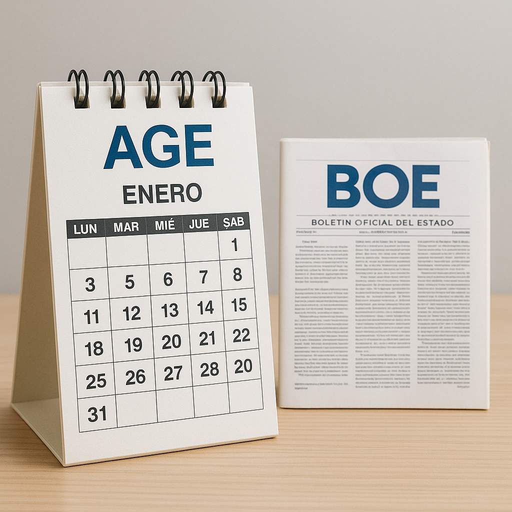 días inhábiles 2026 para la Administración General del Estado