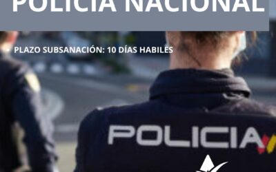 Publicada la lista de Admitidos a la Policía Nacional