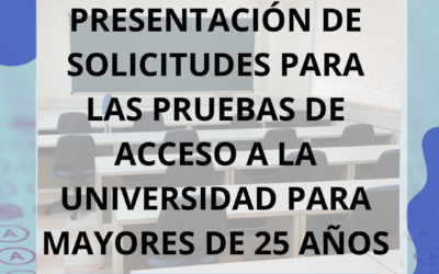 ABIERTO PLAZO PRESENTACIÓN SOLICITUDES ACCESO UMA + 25 AÑOS