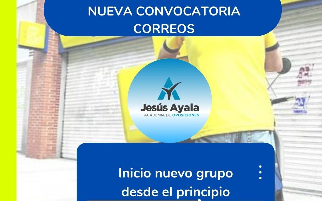 Nuevo grupo preparación para las 7.757 plazas de Correos.