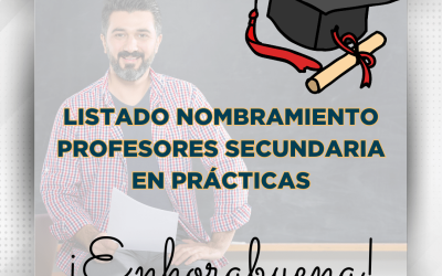 LISTAS SECUNDARIA-NOMBRAMIENTO FUNCIONARIOS EN PRÁCTICAS OEP 2023