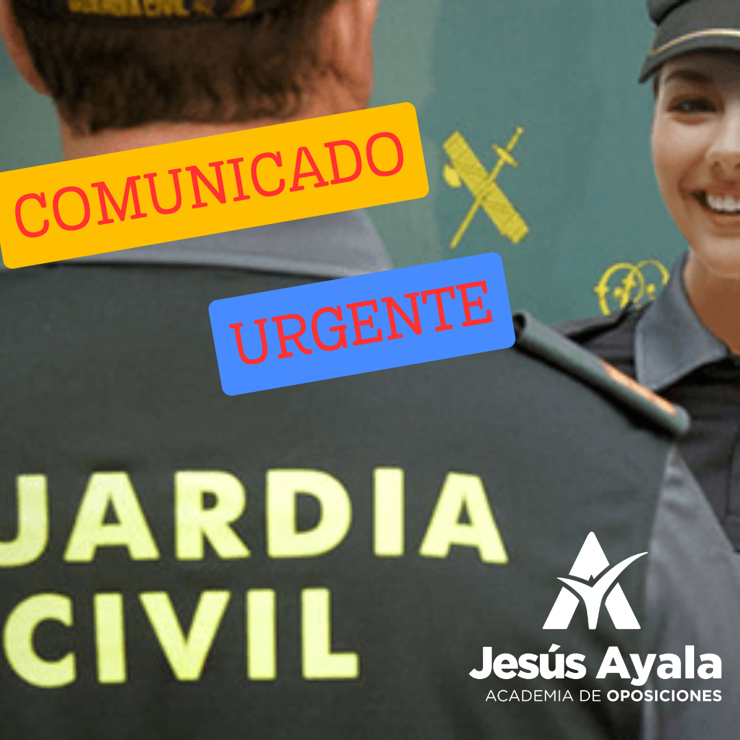 La Guardia Civil publica cambios en la relación de aspirantes para la Escala de Cabos y Guardias