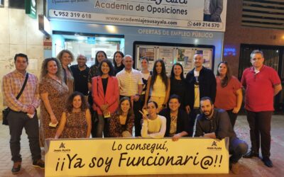 ¡Celebración con los nuevos funcionarios de Auxiliar y Administrativo Junta Andalucía. (OEP 17 -18 y estabilización 19)