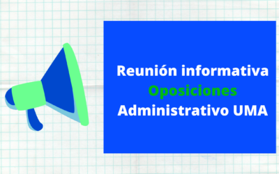 Charla informativa oposiciones Administrativo Universidad de Málaga